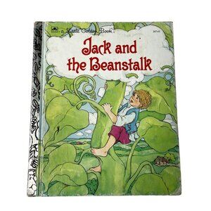 Jack and the Beanstalk Little Golden Book 1990 Childrens Book Fairy Tale u